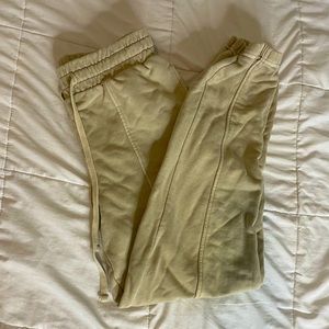 FOREVER 21 tan sweatpants